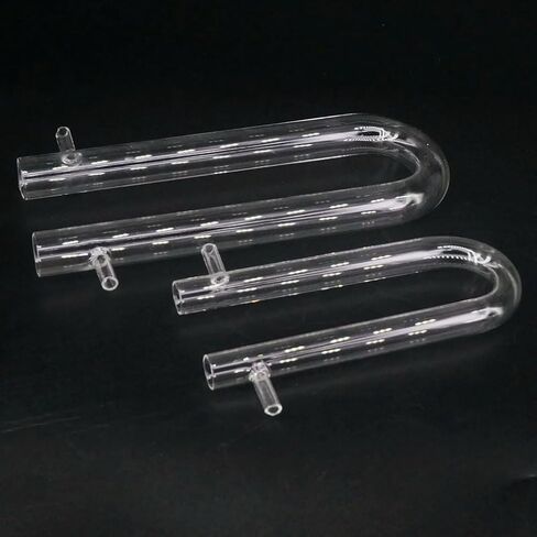1pcs15x150 18x180 20x200 25x200mm Glass Drying Tube Adapter U Shape with Side Arm(15x150mm) in Saudi Arabia
