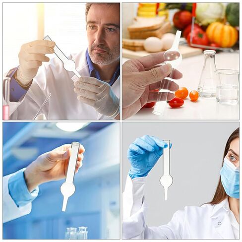 أنبوب تجفيف ذو كرة واحدة Luxshiny أنبوب مختبر من زجاج البورسليكات لتجارب الكيمياء معدات المختبرات العلمية التعليمية in Kuwait