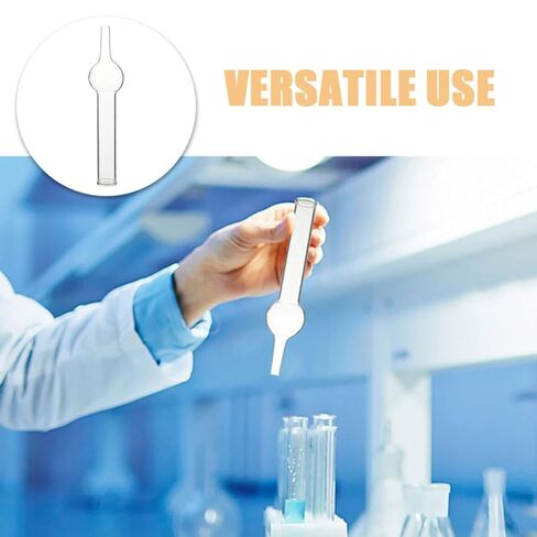 أنبوب تجفيف ذو كرة واحدة Luxshiny أنبوب مختبر من زجاج البورسليكات لتجارب الكيمياء معدات المختبرات العلمية التعليمية in Kuwait