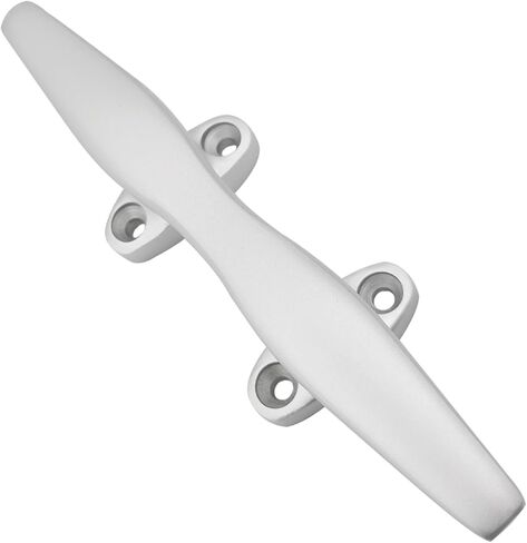 Boat Cleat Open Base Boat Cleat, 8"" Dock Cleat All Aluminum Boat Mooring Accessories,Installation Accessories Screws, silver in Saudi Arabia