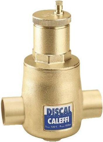 Caleffi 551035A 1-1/4-Inch Sweat Dismal Air Separator for Hot Water Heating Systems in Kuwait
