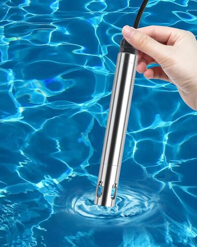 LOHAND Portable Fluorescent Dissolved Oxygen Meter, 0.01mg/L High Precision, Professional Digital Dissolved Oxygen Tester for Aquaculture/Wastewater Treatment, Range:0-20mg/L in Kuwait