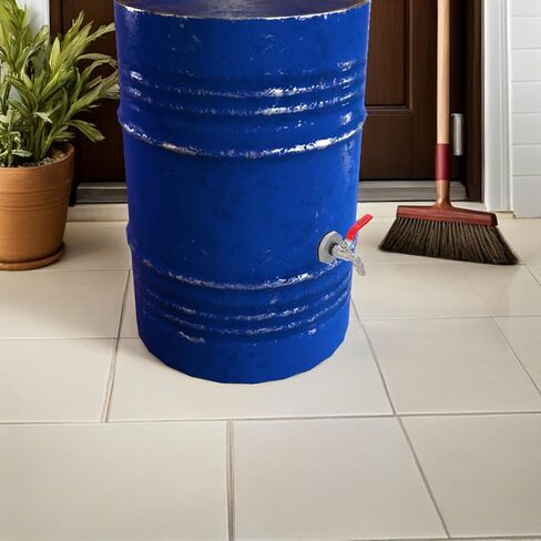 Garneck Water Drum Faucet Replacement with Leakproof Washer Brass IBC Tank Tap Adapter for Buckets Outdoor Garden Spigot Handle Valve for Industrial and Residential Use in Kuwait