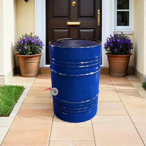 Garneck Water Drum Faucet Replacement with Leakproof Washer Brass IBC Tank Tap Adapter for Buckets Outdoor Garden Spigot Handle Valve for Industrial and Residential Use in Kuwait