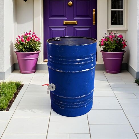 Garneck Water Drum Faucet Replacement with Leakproof Washer Brass IBC Tank Tap Adapter for Buckets Outdoor Garden Spigot Handle Valve for Industrial and Residential Use in Kuwait