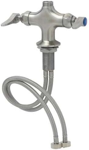 S-0200-LN Stainless Steel Double Pantry Base Faucet, Swivel Outlet, Single Hole Base, Less Nozzle in Saudi Arabia
