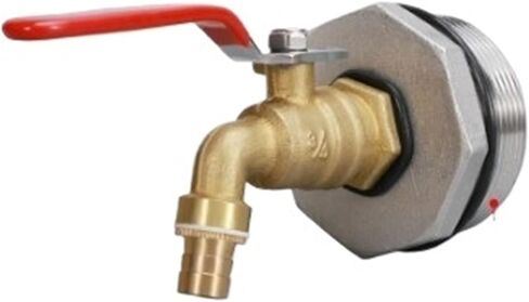2 Inch Drum Faucet Brass Barrel Faucet with EPDM Gasket in Saudi Arabia