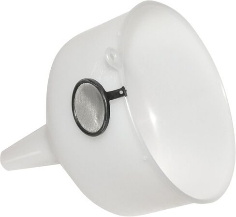 WirthCo 90090 Funnel King White Polyethylene Side Fill Funnel - 144 oz. Capacity in Saudi Arabia