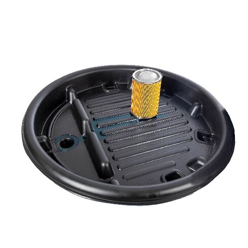 DENIOS® Drum Funnel - Extra Large Poly Drum Funnel for 55 Gallon Drums, Wide Mouth Design for Easy Pouring, Large Funnel for Liquids, Durable & Chemical Resistant in Kuwait