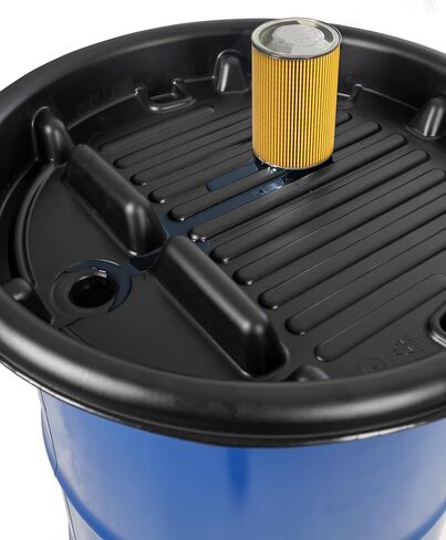 DENIOS® Drum Funnel - Extra Large Poly Drum Funnel for 55 Gallon Drums, Wide Mouth Design for Easy Pouring, Large Funnel for Liquids, Durable & Chemical Resistant in Kuwait