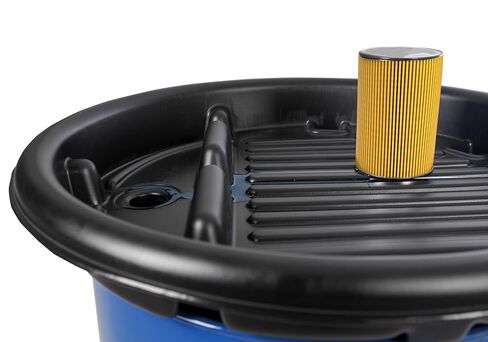 DENIOS® Drum Funnel - Extra Large Poly Drum Funnel for 55 Gallon Drums, Wide Mouth Design for Easy Pouring, Large Funnel for Liquids, Durable & Chemical Resistant in Kuwait