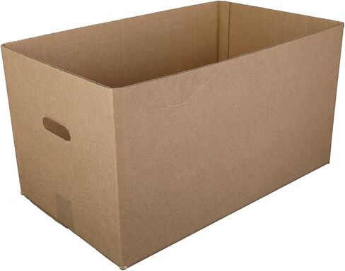 Kraft 22" x 13" x 12-1/2" Corrugated Handle Carry Out Box, Case of 25 in Saudi Arabia