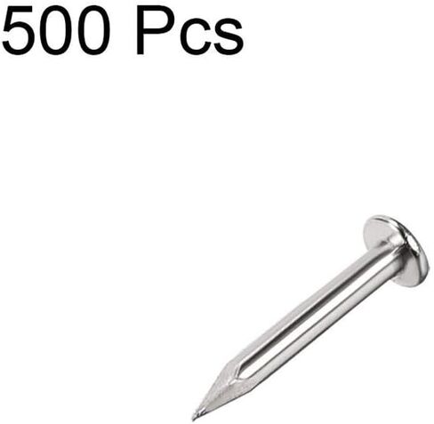 Stainless Steel Hardware Nails, 500pcs 1.2mm X 8mm, high Quality Carbon Steel for DIY Decoration Home Accessories in Saudi Arabia