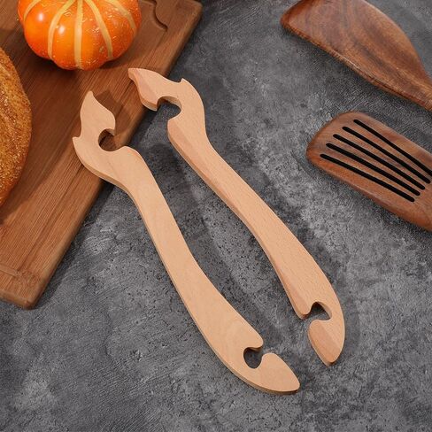 2-Pack Wooden Oven Rack Puller Stick, 11 Inch Wood Oven Rack Push Pull Tool, Longer Handle Suitable for Kitchen, Convection and Toaster, Air Fryer and Small Kitchen Appliances in Saudi Arabia