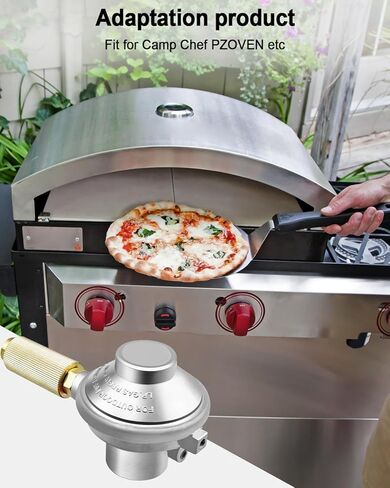 Oven Regulator Replace SPG25-17 Fit for Camp Chef PZOVEN COVEN COVEND COVENT And Deluxe Outdoor Camping Oven, Oven Propane Regulator Adapter Fit for 2-Burner Stove And Italia Artisan Pizza Oven in Saudi Arabia