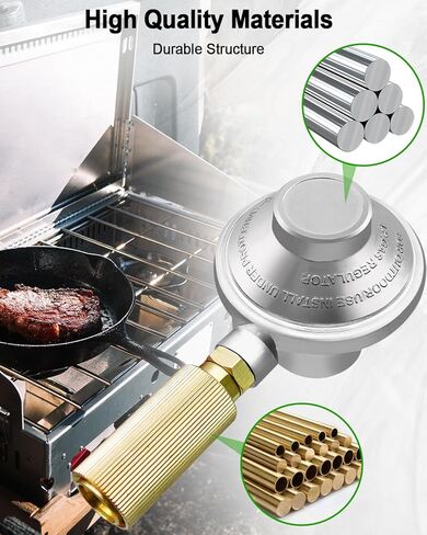 Oven Regulator Replace SPG25-17 Fit for Camp Chef PZOVEN COVEN COVEND COVENT And Deluxe Outdoor Camping Oven, Oven Propane Regulator Adapter Fit for 2-Burner Stove And Italia Artisan Pizza Oven in Saudi Arabia