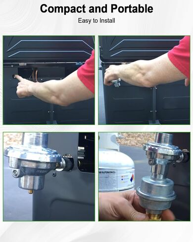 Oven Regulator Replace SPG25-17 Fit for Camp Chef PZOVEN COVEN COVEND COVENT And Deluxe Outdoor Camping Oven, Oven Propane Regulator Adapter Fit for 2-Burner Stove And Italia Artisan Pizza Oven in Saudi Arabia