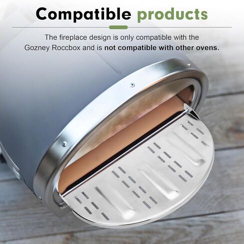 Oven Shelf Compatible with Gozney roccbox Pizza Oven，Provides Space for Easy Removal, Insertion and Rotation of Pizzas and is Made of 304 Stainless Steel with Ventilation Holes in Saudi Arabia