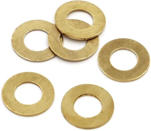 5-50pcs Solid Brass Washe GB97 DIN125 Copper Flat Washer Plain Gasket Pad M2~M16(5pcs M12x24x1.2mm) in Saudi Arabia