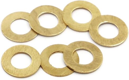 5-50 قطعة من النحاس الصلب GB97 DIN125 غسالة مسطحة من النحاس وسادة حشية عادية M2 ~ M16 (5 قطعة M12x24x1.2mm) in Kuwait