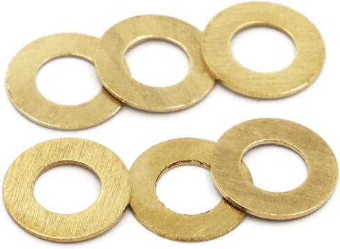 5-50 قطعة من النحاس الصلب GB97 DIN125 غسالة مسطحة من النحاس وسادة حشية عادية M2 ~ M16 (5 قطعة M12x24x1.2mm) in Kuwait
