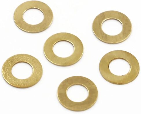 5-50 قطعة من النحاس الصلب GB97 DIN125 غسالة مسطحة من النحاس وسادة حشية عادية M2 ~ M16 (5 قطعة M12x24x1.2mm) in Kuwait