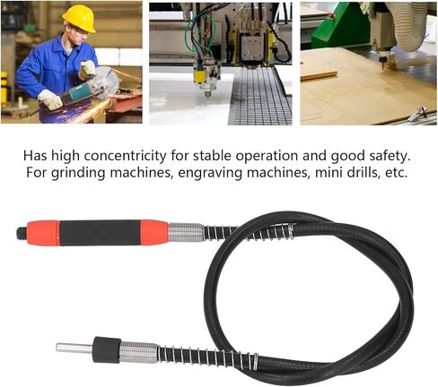 Flexible Shaft Extension Cord, 3mm Clamping Flex Shaft Adapter Attachment with 6mm Connector, Drill Shaft Extension for Drill Grinder in Kuwait