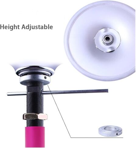 Silicone Dance Pole,Removable Stripper Pole,360 Spin and Static Stripper Pole,Fitness Gym Equipment for Home Fitness,Exercise,Bar,Gym,Party in Kuwait