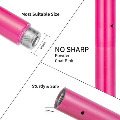 Silicone Dance Pole,Removable Stripper Pole,360 Spin and Static Stripper Pole,Fitness Gym Equipment for Home Fitness,Exercise,Bar,Gym,Party in Kuwait