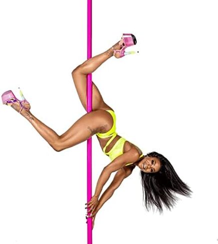 عمود رقص من السيليكون، عمود رقص قابل للإزالة، دوران 360 درجة وعمود رقص ثابت، معدات صالة الألعاب الرياضية للياقة البدنية المنزلية، التمارين الرياضية، صالة الألعاب الرياضية، الحفلات in Kuwait