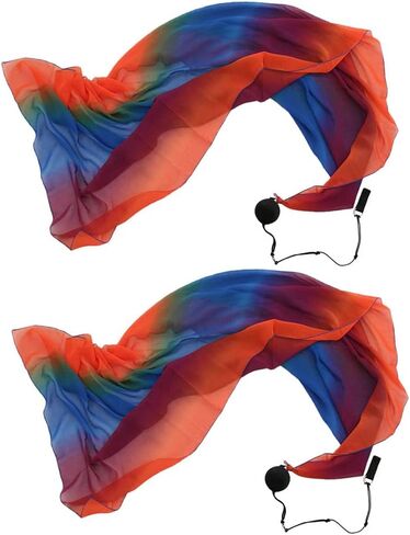 1 Pair Poi Throwing Balls Indian Stage Party Belly Dancing, 6 in Kuwait