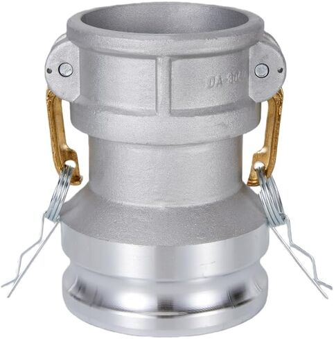 تركيب خرطوم DA Camlock من الألومنيوم، مخفض، 3 بوصات Camlock أنثى × 4 بوصات Camlock ذكر in Saudi Arabia