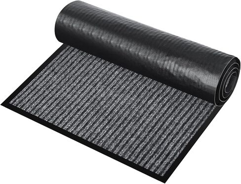ToLanbbt 2' x 3' Front Door Mat Extra Large Commercial Industrial Rug Heavy Duty Outdoor Indoor Entryway Doormat Low Profile Welcome Entry Door Mat Non Slip Backing for Entrance Home Office, Gray in Kuwait