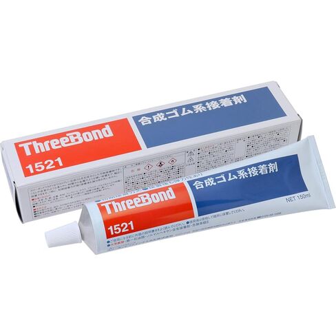 ThreeBond 1521 150g Light Yellow Synthetic Rubber Glue Fast Drying Strong Bond Heat Resistant Flexible Adhesive for Metal Plastic and Rubber Applications in Kuwait