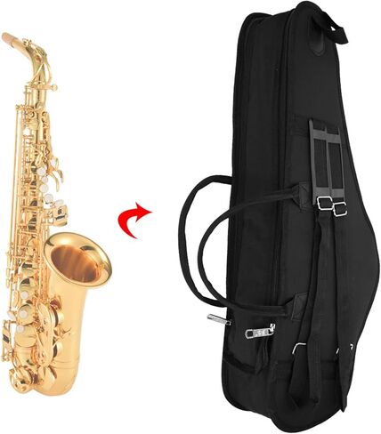 Alto Saxophone Bag, Water Proof Backpack Carrying Case with Interior Soft Liner for E Saxophone in Saudi Arabia
