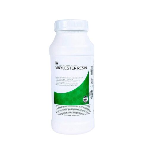 مجموعة راتينج FGCI VINYL ESTER، مجموعة مع MEKP، VINYLESTER لبناء القوارب من الدرجة الاحترافية، خزانات وقود القوارب، إصلاح بحري، مشاريع طائرة نموذجية صغيرة إلى كبيرة DIY (مجموعة 1 جالون مع 4 أونصة MEKP) in Kuwait