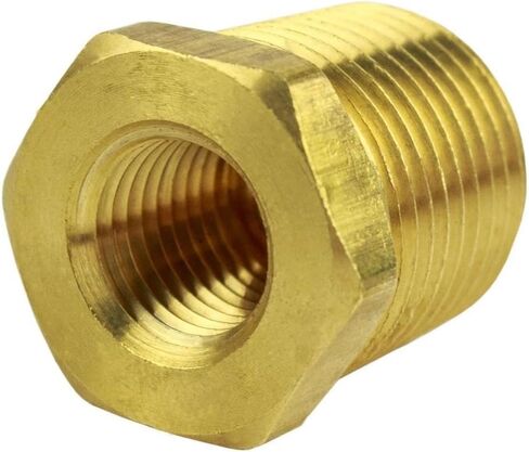 28106 تركيب مخفض الضاغط - لأجزاء نظام أنابيب الهواء المضغوط 28106-3 عبوات - محول مخفضات الخيوط - 1/2 بوصة MNPT × 1/4 بوصة FNPT البطانات النحاسية الصلبة 1200 رطل لكل بوصة مربعة 3 عبوات شديدة التحمل in Kuwait