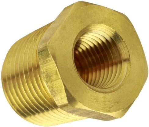 28106 تركيب مخفض الضاغط - لأجزاء نظام أنابيب الهواء المضغوط 28106-3 عبوات - محول مخفضات الخيوط - 1/2 بوصة MNPT × 1/4 بوصة FNPT البطانات النحاسية الصلبة 1200 رطل لكل بوصة مربعة 3 عبوات شديدة التحمل in Kuwait