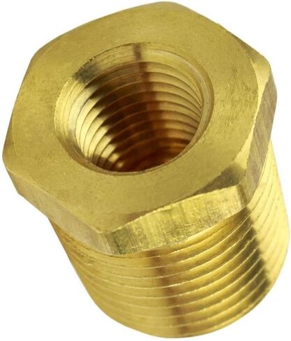 28106 تركيب مخفض الضاغط - لأجزاء نظام أنابيب الهواء المضغوط 28106-3 عبوات - محول مخفضات الخيوط - 1/2 بوصة MNPT × 1/4 بوصة FNPT البطانات النحاسية الصلبة 1200 رطل لكل بوصة مربعة 3 عبوات شديدة التحمل in Kuwait