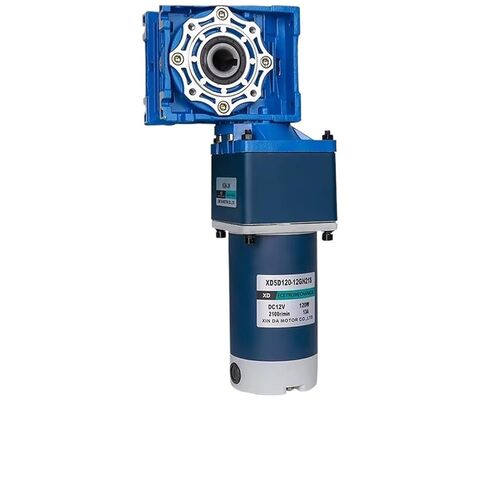 120W NMRV40 DC Geared Turbo Motor 12V 24V Two-Stage Geared Motor with Dual Output Shaft CW CCW with Self-Locking Function(1RPM,24V) in Kuwait