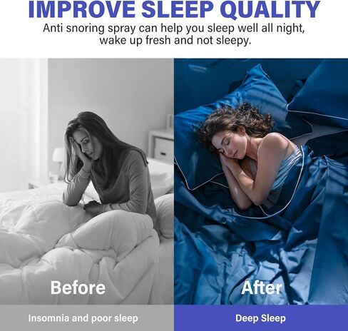 Anti Snoring Spray, Fast Helps Open The Throat & Air Passage While Sleeping, Effective Snoring Solution for Better Breathing Comfort in Kuwait