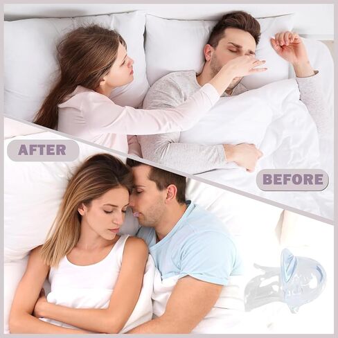 حل الشخير - أجهزة مكافحة الشخير، 2 عبوة جهاز سدادة الشخير للرجال والنساء - H89 in Kuwait