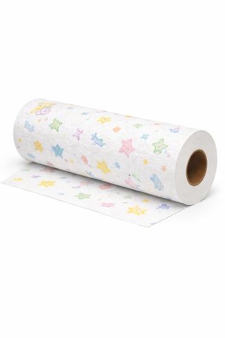 Graham Medical Exam Table Paper - Stars of Hope Design - 18" x 125' Crepe Paper - Medical Grade - 12 Rolls per Case in Kuwait