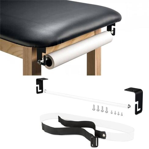 Dukal Table Paper Dispenser. Reusable Table Paper Holder for 18" or 21" Paper Polls. Massage Table Paper Roll Holder. Massage Bed Paper Roll Holder. Easily attaches. in Saudi Arabia