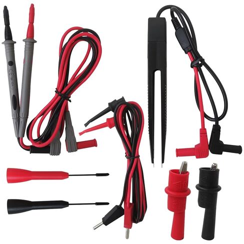 Electrical Multimeter Test Leads Set with Alligator Clips Test Hook Test Probes Lead Professional Kit 1000V 10A CAT.II in Saudi Arabia