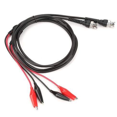 2pcs P1011 BNC Q9 to Crocodile Clip Oscilloscope Test Probe Cable 50Ω Coaxial for Measurement Instruments in Kuwait