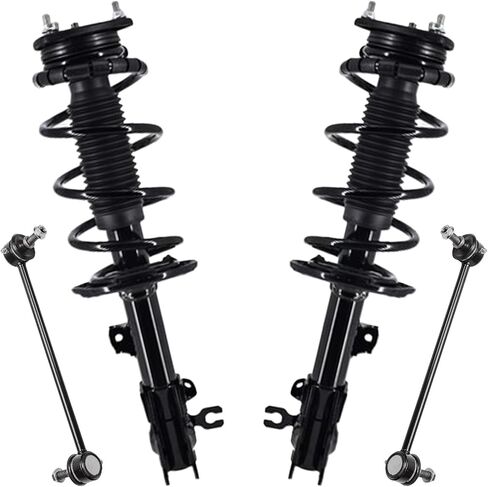Detroit Axle - 6.2L Front Struts Sway Bars for 2010 2011 2012 Chevrolet Camaro, Struts with Coil Spring Assembly Sway Bar End Links Replacement Suspension Kit in Saudi Arabia