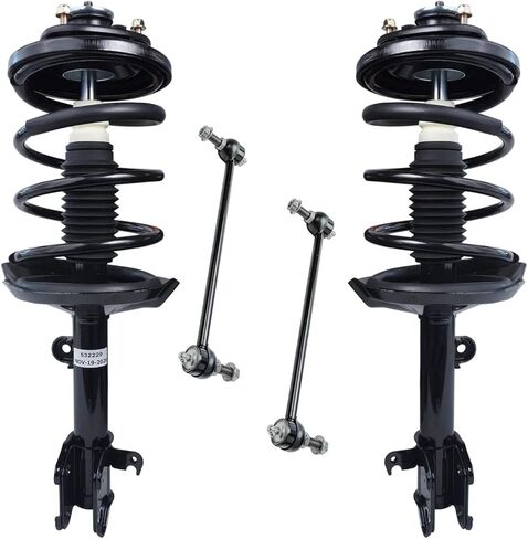 Detroit Axle - 6.2L Front Struts Sway Bars for 2010 2011 2012 Chevrolet Camaro, Struts with Coil Spring Assembly Sway Bar End Links Replacement Suspension Kit in Saudi Arabia