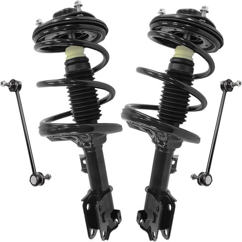 Detroit Axle - 6.2L Front Struts Sway Bars for 2010 2011 2012 Chevrolet Camaro, Struts with Coil Spring Assembly Sway Bar End Links Replacement Suspension Kit in Saudi Arabia