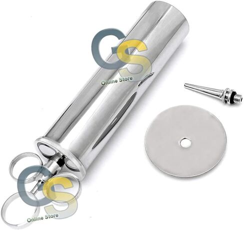 G.S EAR SYRINGE 113 GM- EAR WAX REMOVER SYRINGE- WAX CLEANING SYRINGE Stainless Steel in Saudi Arabia